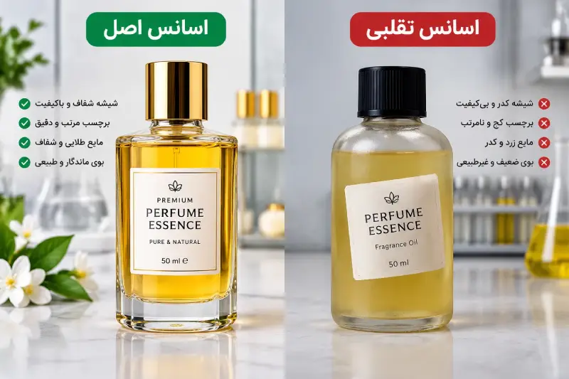 تشخیص اسانس عطر اصل و تقلبی